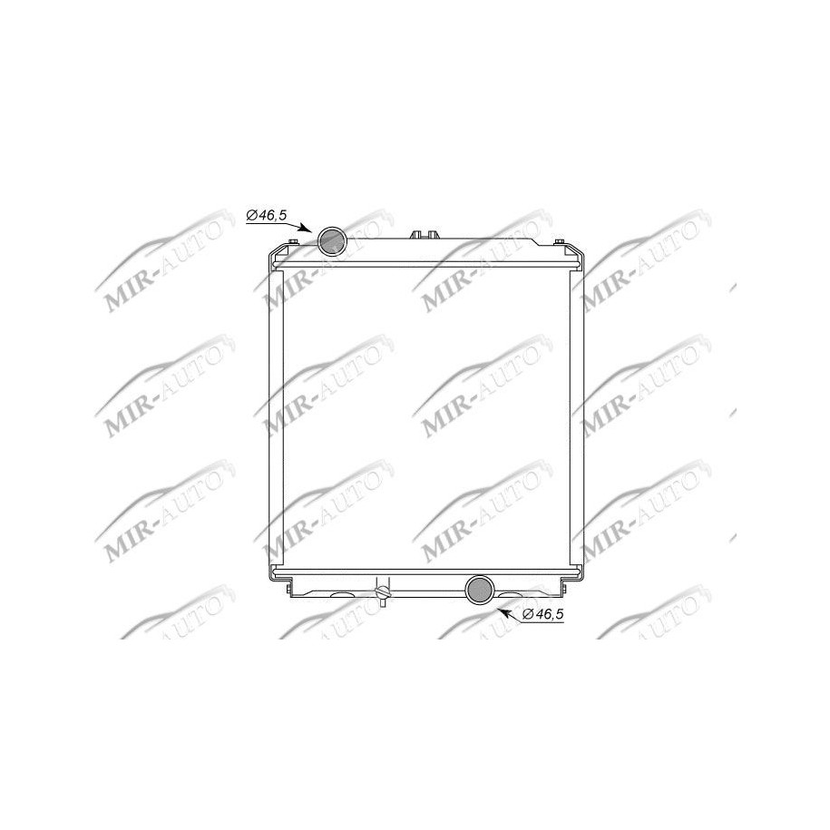 Variklio aušinimo radiatorius