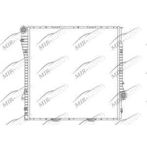 Variklio aušinimo radiatorius