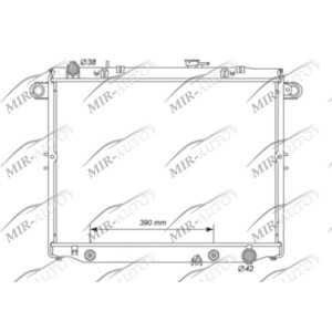 Variklio aušinimo radiatorius
