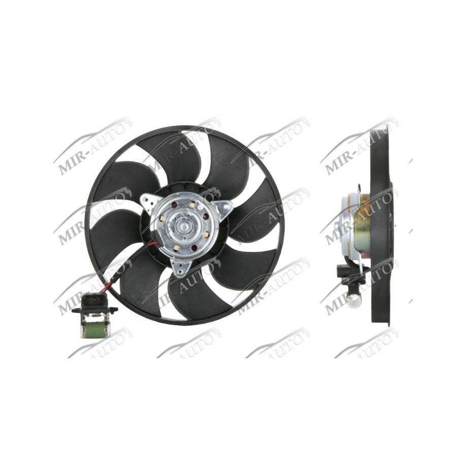 Fan without shroud/support