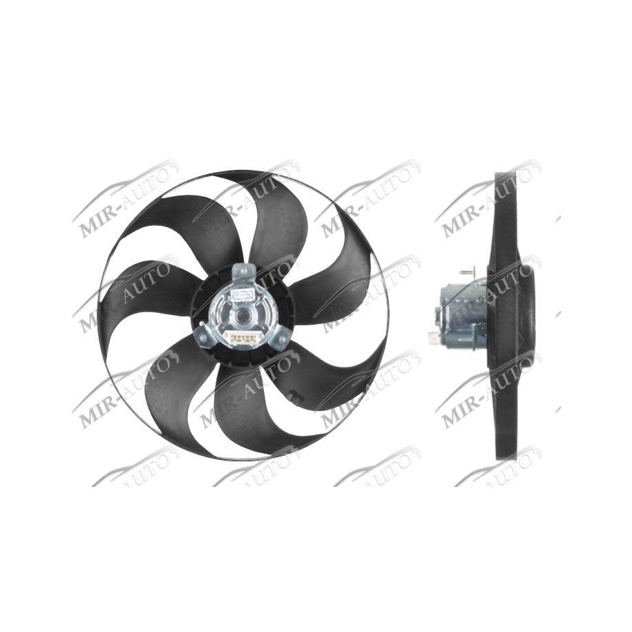 Fan without shroud/support