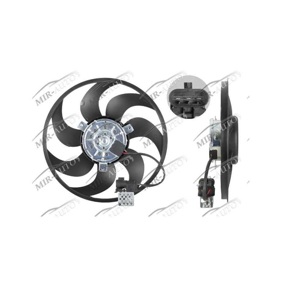 Fan without shroud/support
