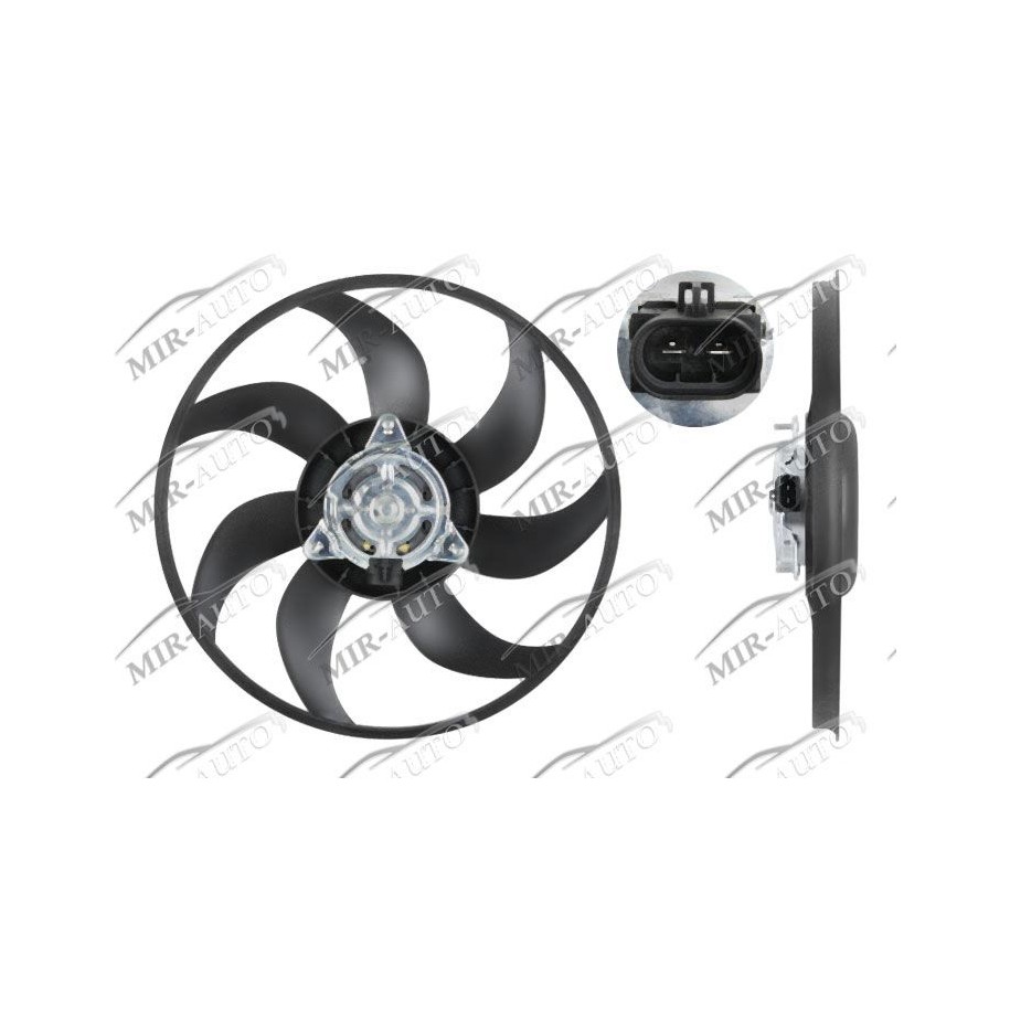 Fan without shroud/support