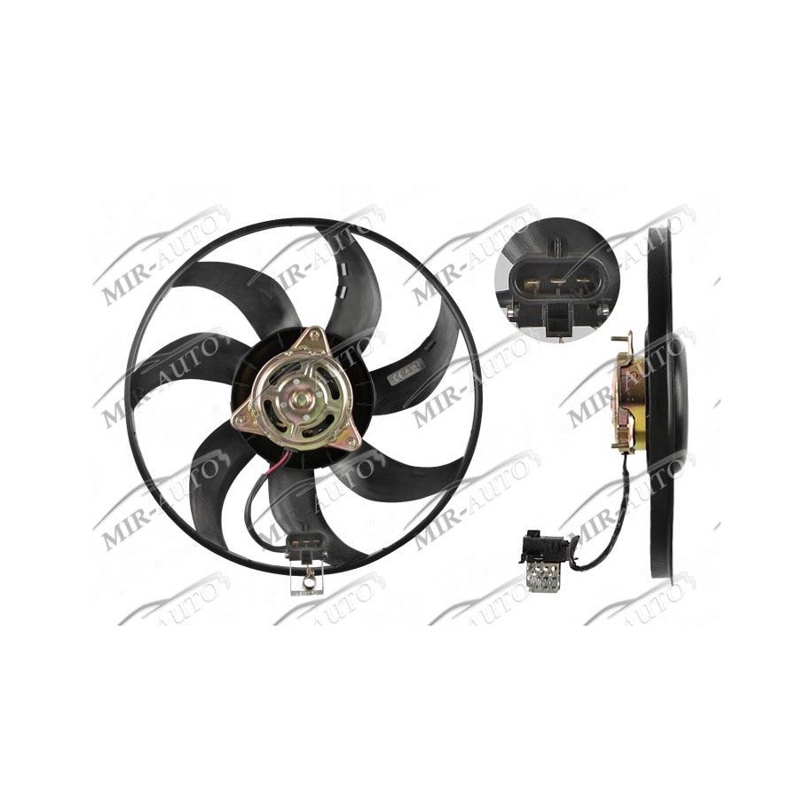 Fan without shroud/support