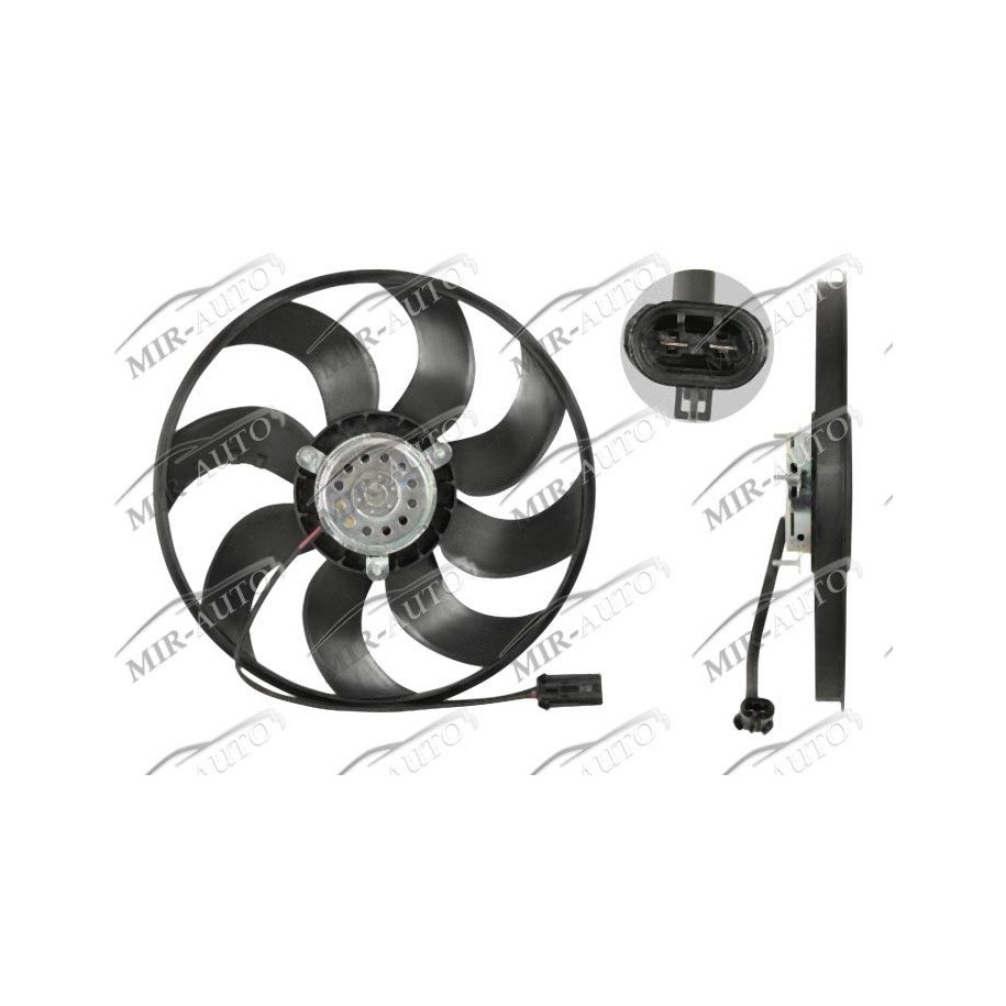 Fan without shroud/support