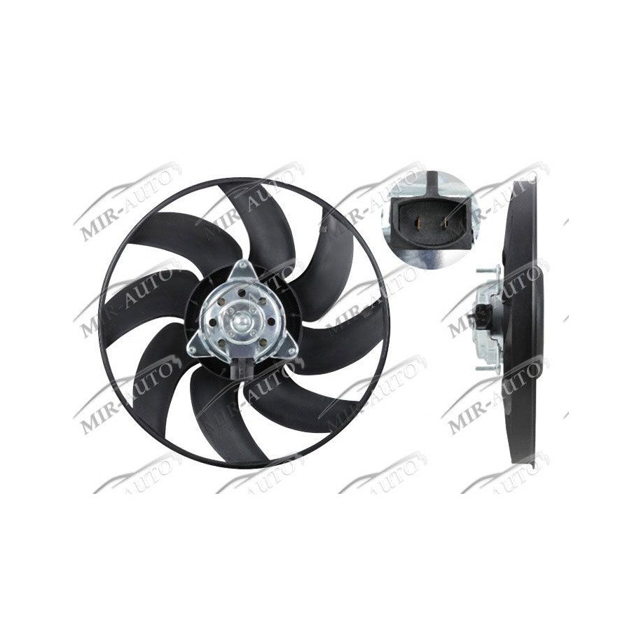 Fan without shroud/support