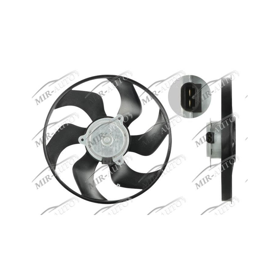 Fan without shroud/support