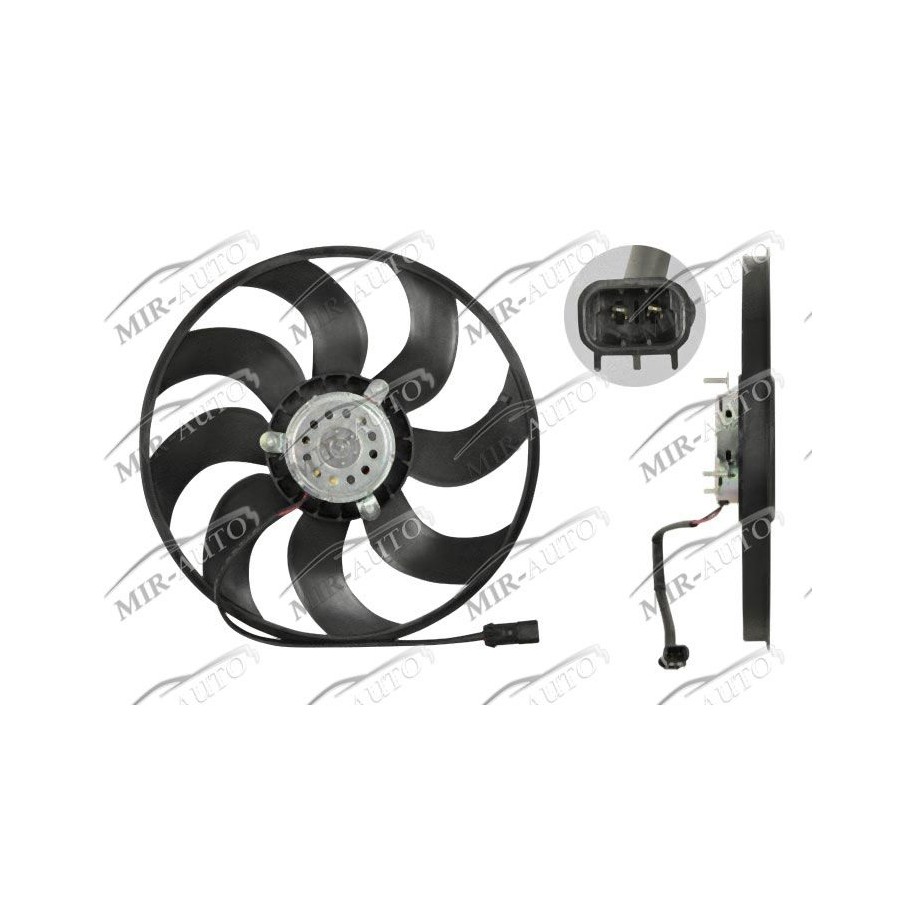 Fan without shroud/support