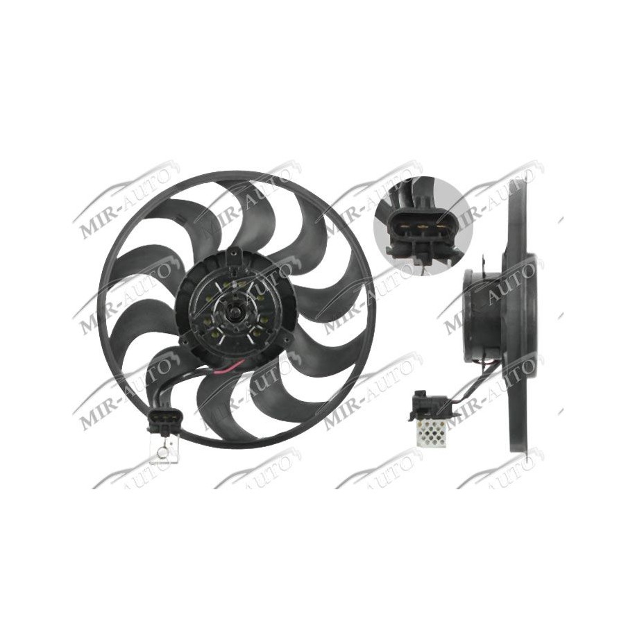 Fan without shroud/support