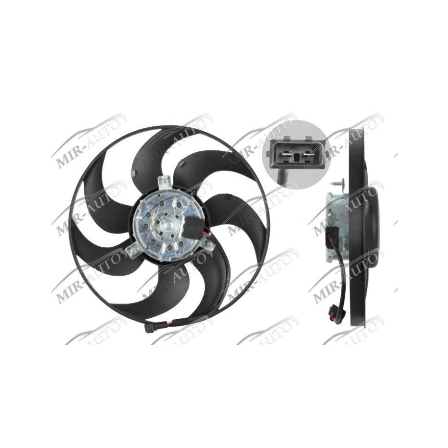 Fan without shroud/support