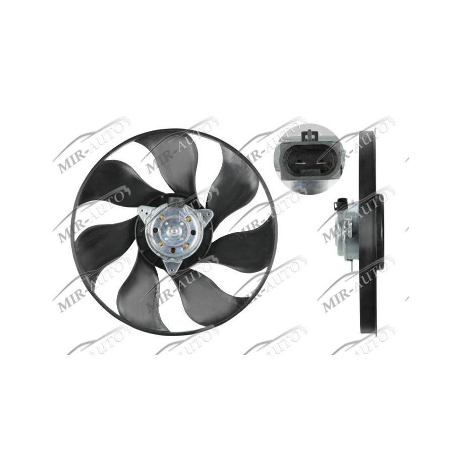 Fan without shroud/support