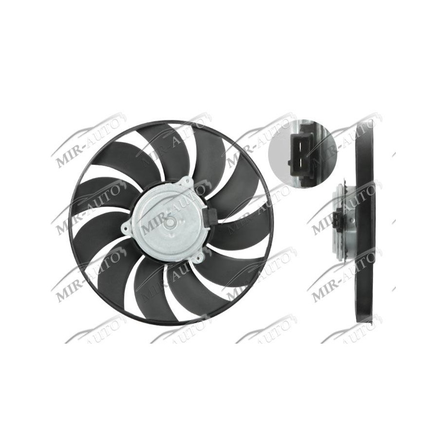 Fan without shroud/support