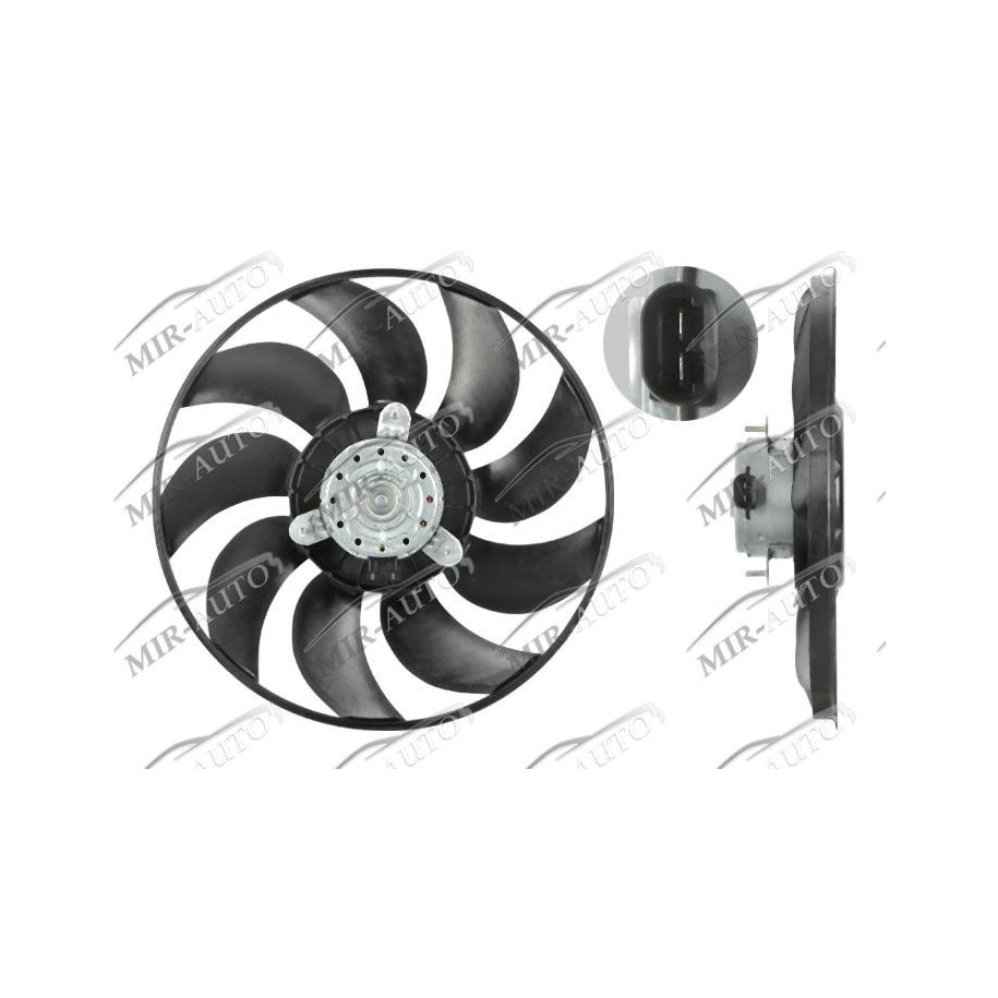 Fan without shroud/support