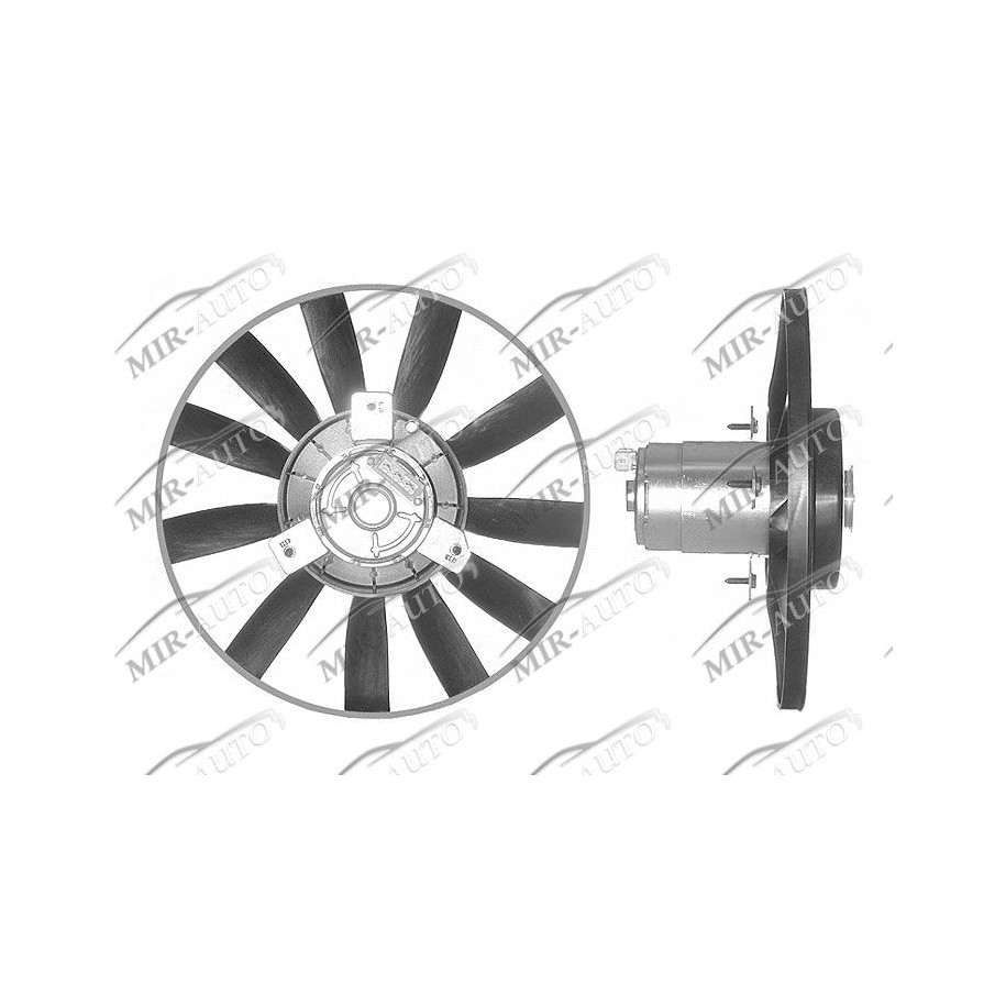 Fan without shroud/support