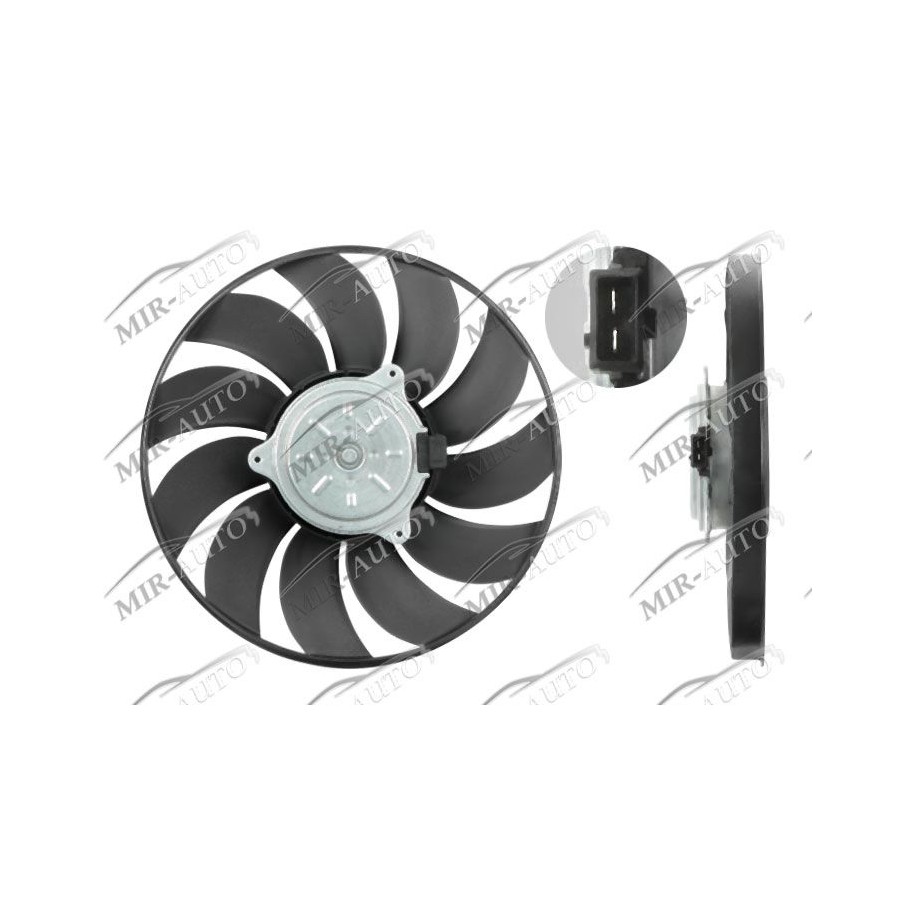 Fan without shroud/support