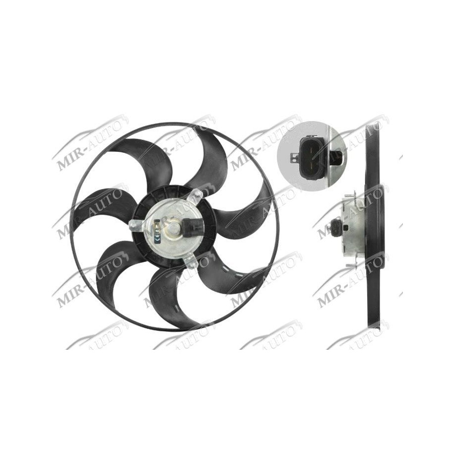Fan without shroud/support