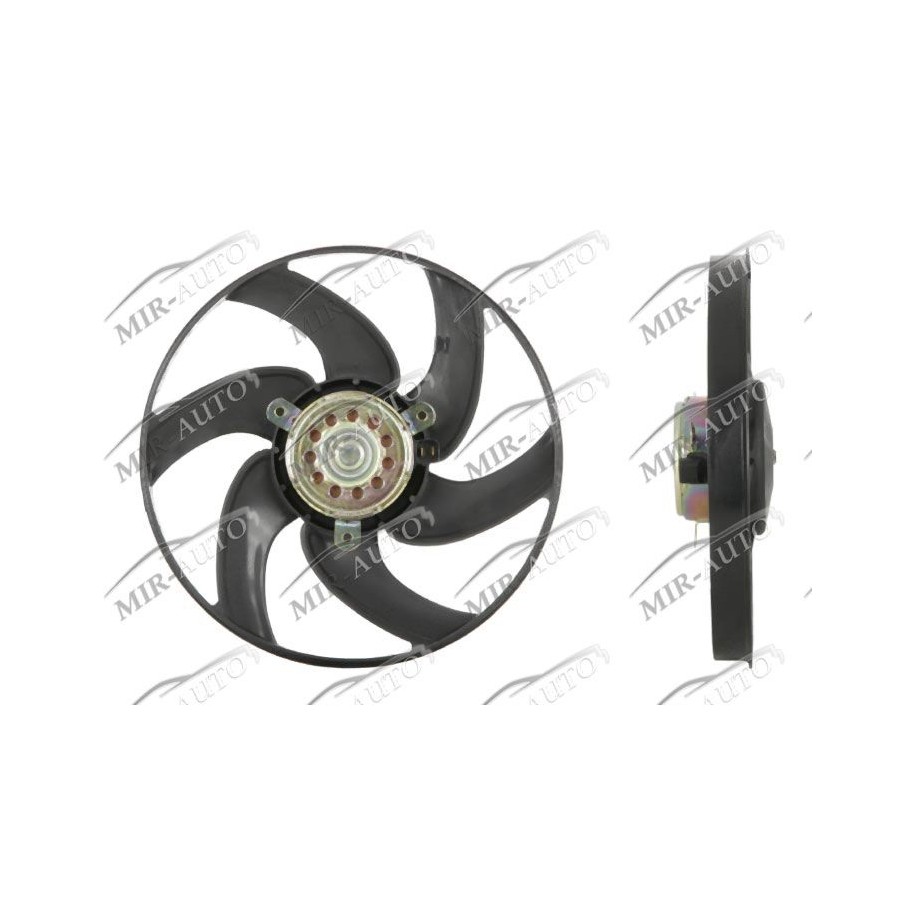 Fan without shroud/support