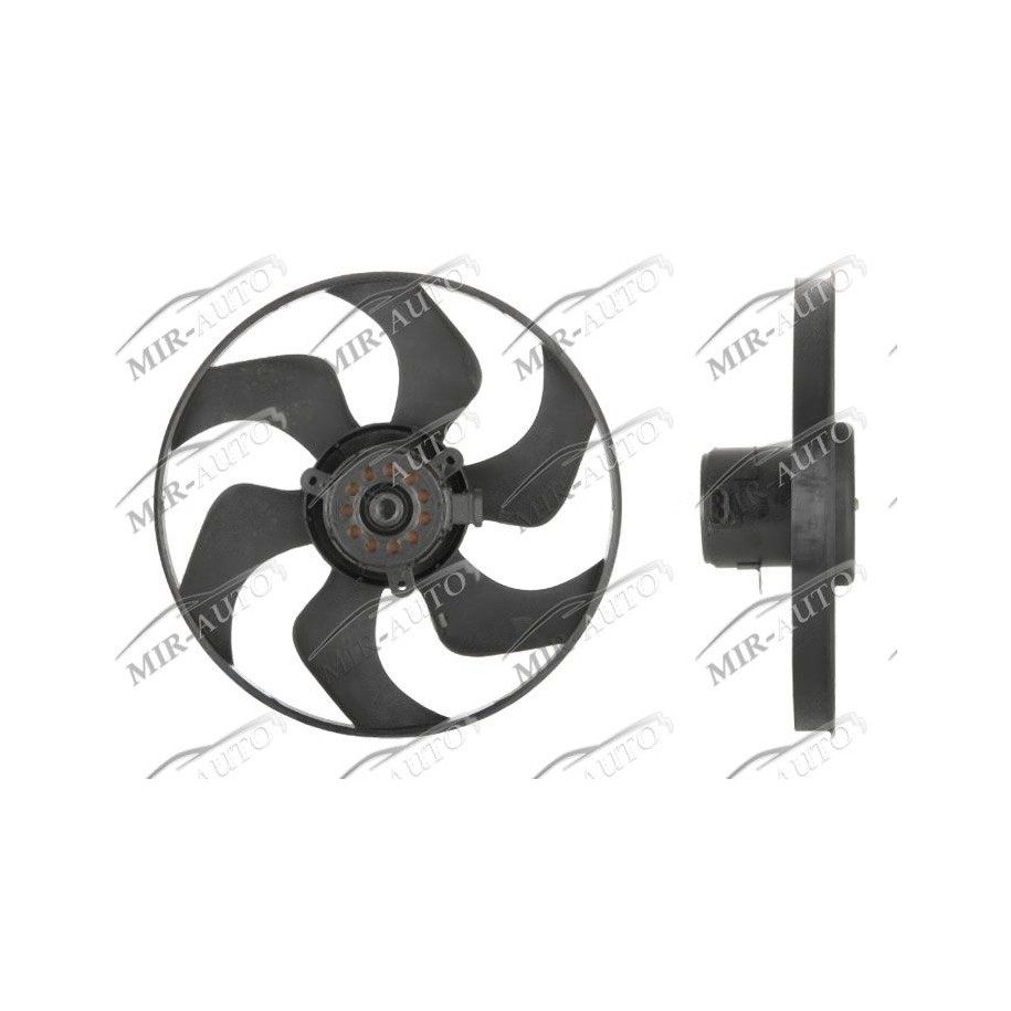 Fan without shroud/support