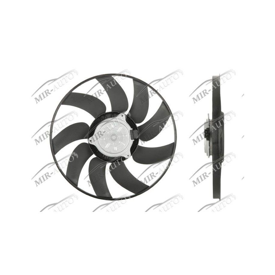 Fan without shroud/support