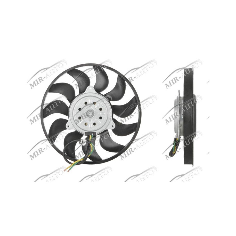 Fan without shroud/support