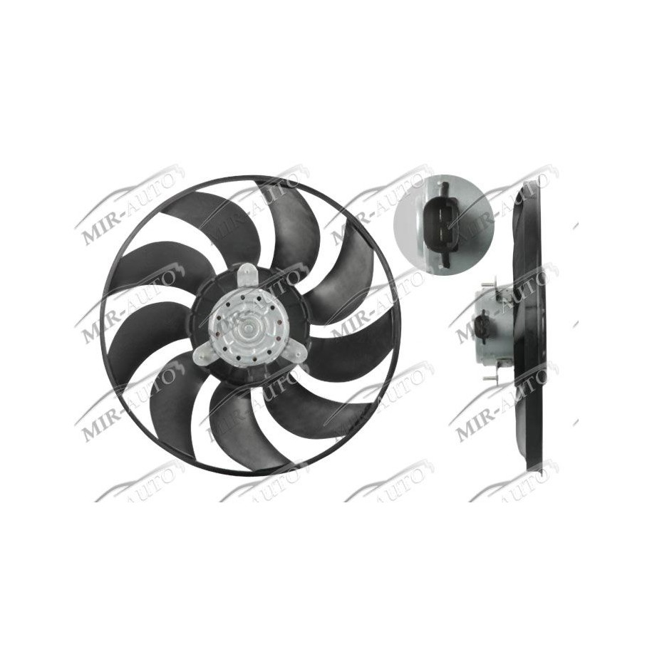 Fan without shroud/support