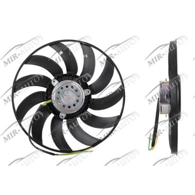 Left radiator fan without shroud/support