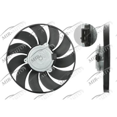 Fan without shroud/support