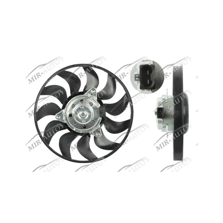 Fan without shroud/support