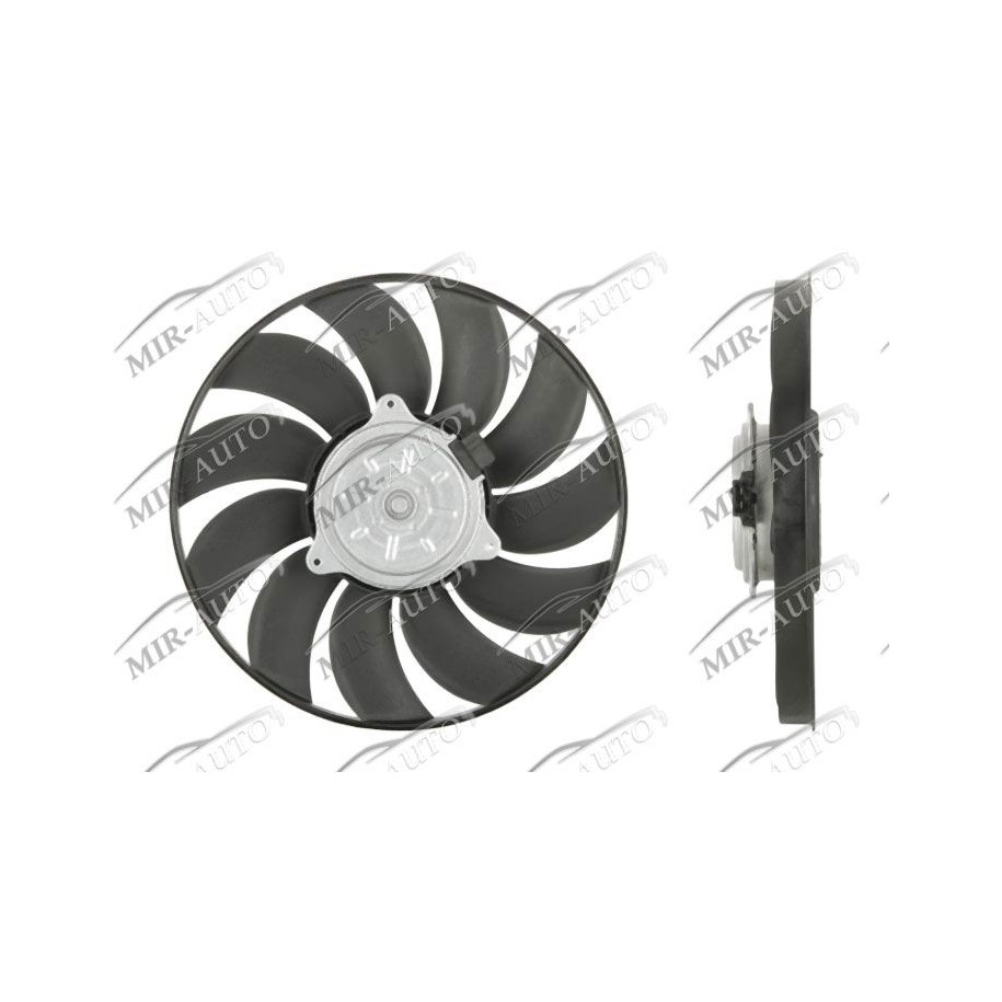 Fan without shroud/support