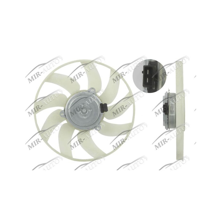 Fan without shroud/support