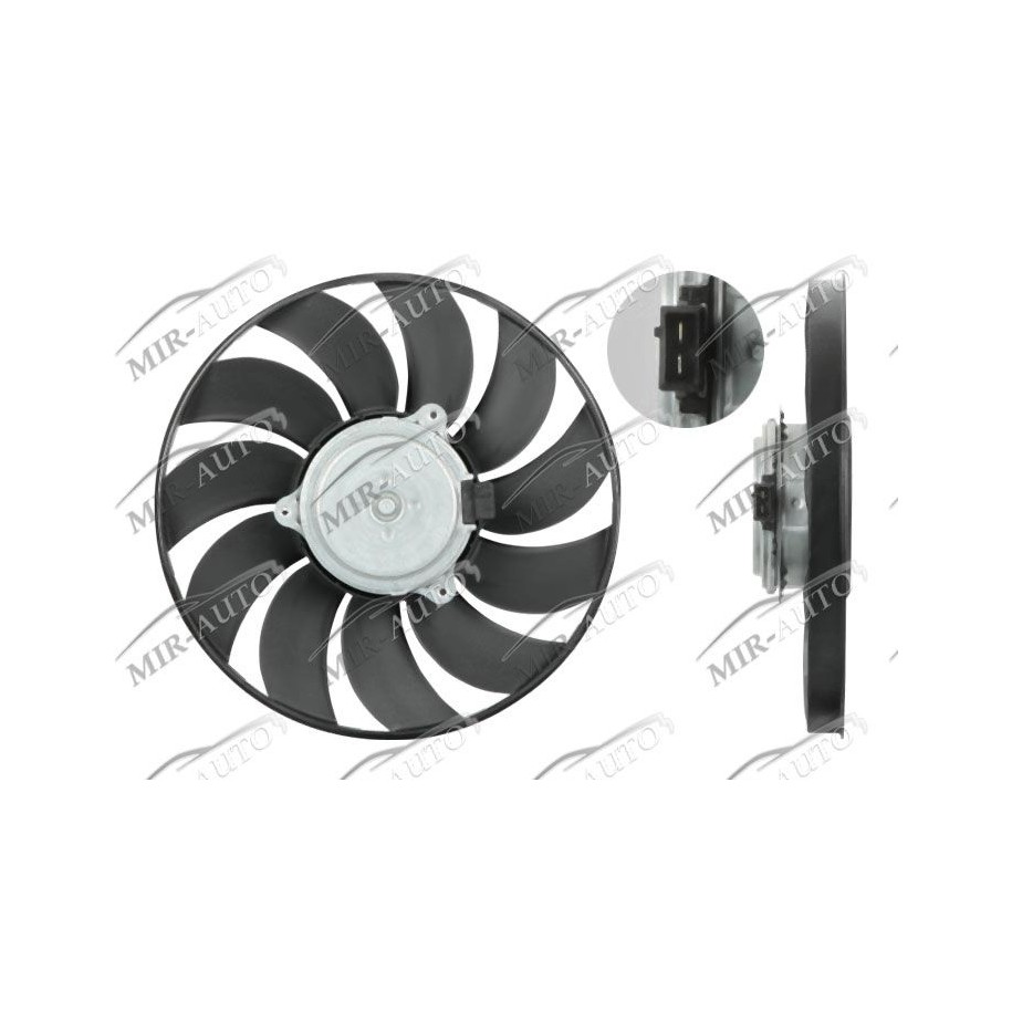 Fan without shroud/support