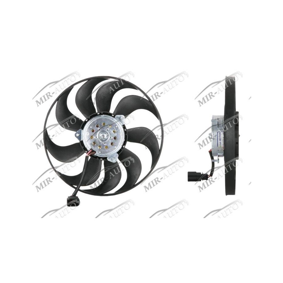 Fan without shroud/support