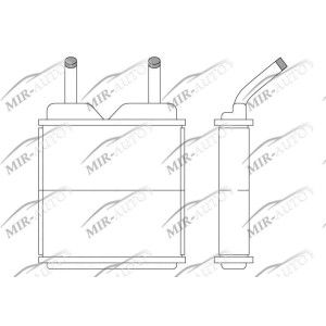 Salono šildymo radiatorius