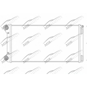 Variklio aušinimo radiatorius