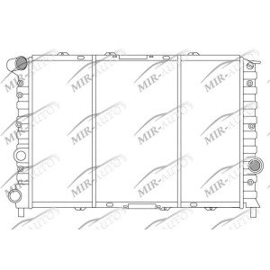 Variklio aušinimo radiatorius