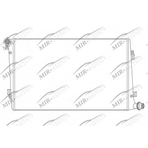 Variklio aušinimo radiatorius