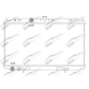 Variklio aušinimo radiatorius