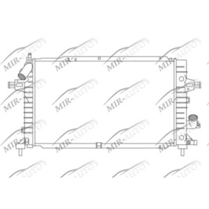 Variklio aušinimo radiatorius