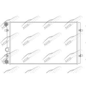 Variklio aušinimo radiatorius