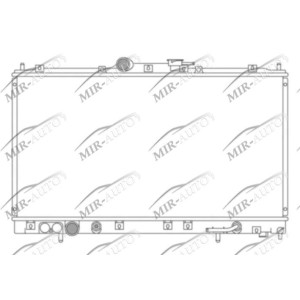 Variklio aušinimo radiatorius