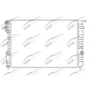 Variklio aušinimo radiatorius