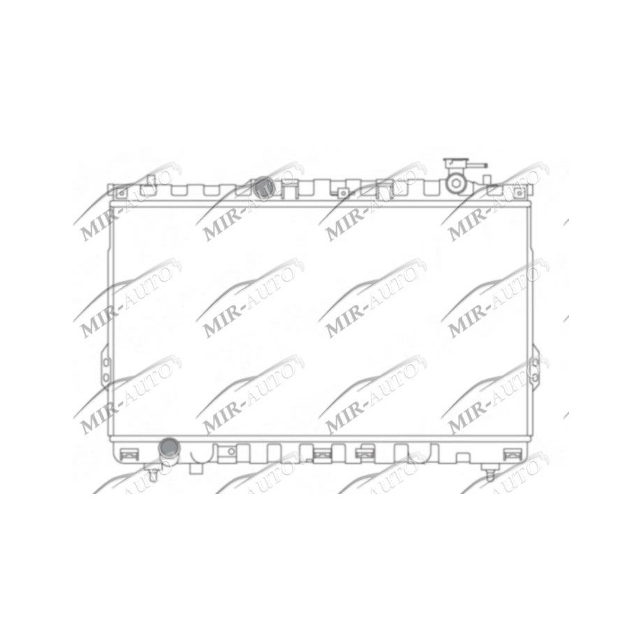 Variklio aušinimo radiatorius