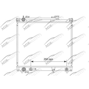 Variklio aušinimo radiatorius