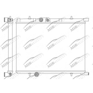 Variklio aušinimo radiatorius