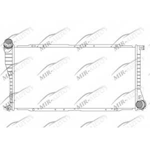 Variklio aušinimo radiatorius
