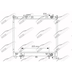 Variklio aušinimo radiatorius