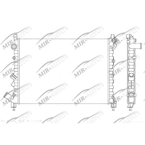 Variklio aušinimo radiatorius