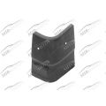 Rear panel corner