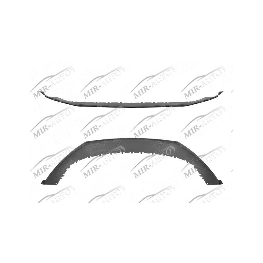 Front bumper spoiler