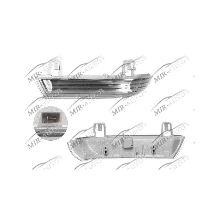 Posūkio žibintas veidrodyje